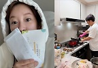 김승혜, 결혼 후 첫 생일에 행복 “♥김해준 미역국, 시부모님 용돈 얏호”