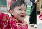 ‘우혜림 아들’ 시우, 이소룡 동상 앞에서 “아뵤~!”