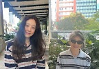 \'44세\' 정려원, 은발 母와 똑닮은 미모 \