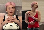 지드래곤, 신이 주신 \'인간 각도기\'..빨간 난닝구 속 \'90도 직각 어깨\'