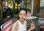 박규영, 뉴욕서 뽐낸 청순+자연미…여유로운 근황 