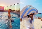 18㎏ 감량 솔비, 뜨거운 날씨에 수영복 입고 퐁당!푹 “행복한 여름”