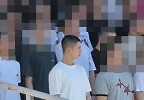 차은우, 훈련소 입소 모습 포착…멀리서도 훤칠한 피지컬 