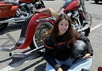 \'임신 7개월\' 이시영, 롱아일랜드서 200km 할리 바이크 투어 \