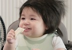 \'슈돌\' 심형탁 子 하루, 인생 첫 떡뻥 맛봤다…전투적 먹방 