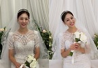 \'강경준 불륜 용서\' 장신영, 셀프 열애설?…눈부신 웨딩스레스 자태 포착 