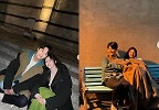 고윤정♥김선호, 실제로도 이렇게 달달했다…코트 같이 덮고 \'헤벌쭉\' 사진 되게 많네 