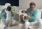 김용건, 늦둥이 子보다 3살 어린 손주 육아…\