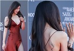  문가영, 좌중압도 드레스와 타투