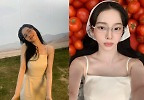 카리나, 화장 연해도 예쁘네…토마토보다 상큼한 비주얼 
