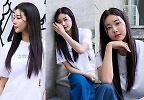 김사랑, 2년 뒤 50세인데…긴 생머리·흰 티·청바지 \