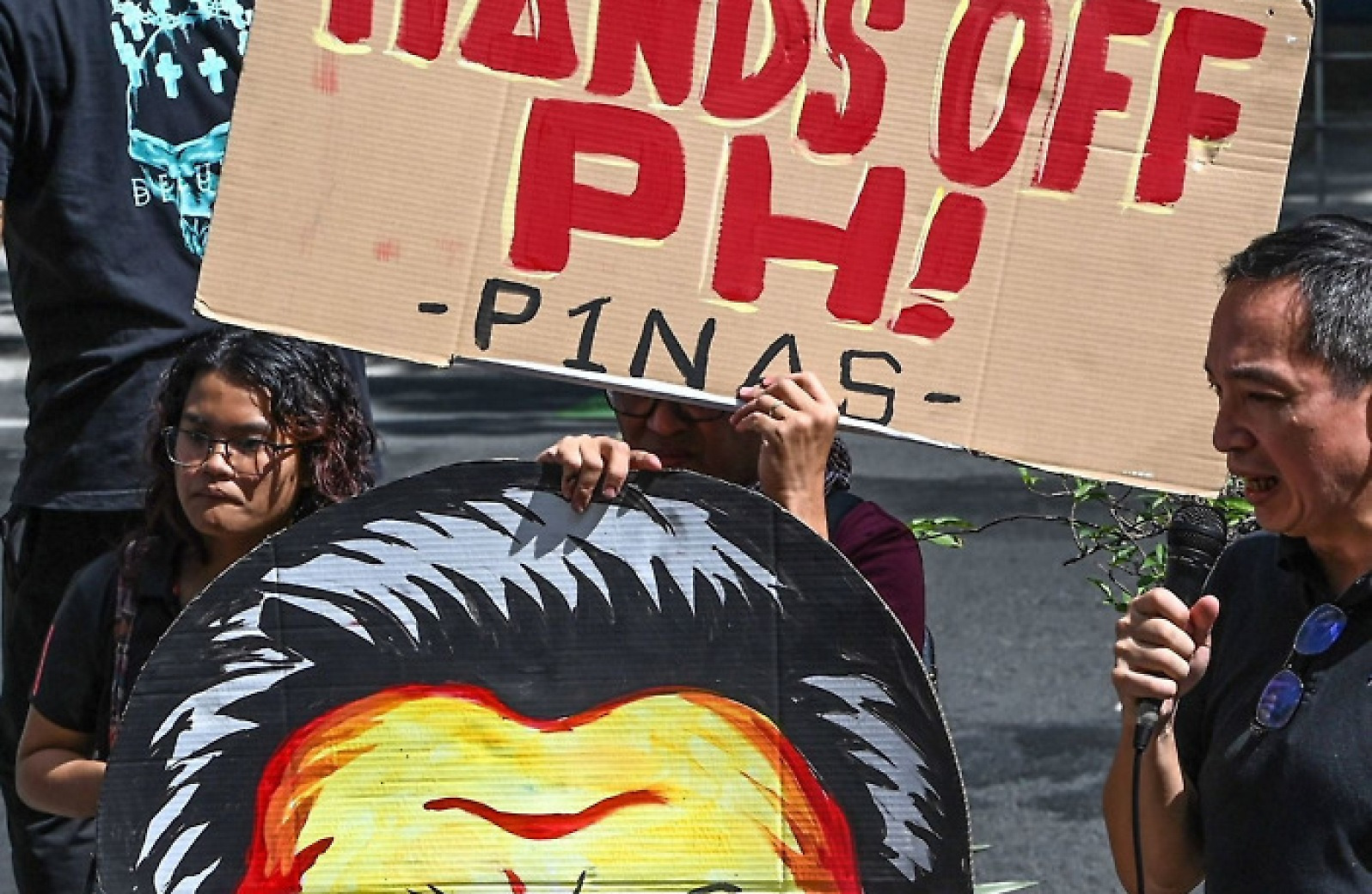[포토]중국은 손 떼라…시진핑을 향한 필리핀인들의 분노