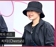 패션위크 쎈 셀럽 치타(Cheetah)..포토월 뒤 반전 매력의 미소  [O!STAR]