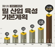 국산 밀 산업 육성..1차 목표, 2025년까지 자급률 5%