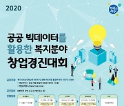한국사회보장정보원, 공공빅데이터 활용 복지분야 '창업경진대회' 개최