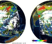 중국發 미세먼지 찍은 '천리안위성 2B호'