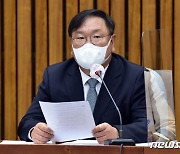 김태년, 朴의장에 "국민들도 지겨워 해..공수처법 개정 착수해야"