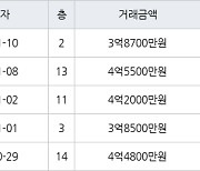 대구 사월동 시지2차사월보성타운 134㎡ 4억5500만원.. 역대 최고가