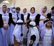 IRAQ PHOTO SET KURDISTAN RELIGION YAZIDI SPIRITUAL LEADER