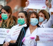 BELGIUM MEDICAL STAFF PROTEST