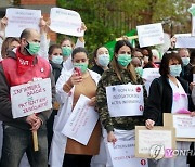 BELGIUM MEDICAL STAFF PROTEST