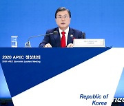 APEC 정상회의 발언하는 문재인 대통령