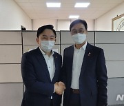 원희룡 지사, 국회방문 '제주 국비예산 지원' 협력 요청