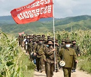 70일 간의 수해 복구 활동 마무리한 북한의 수도당원사단