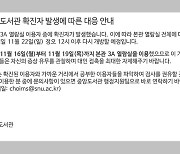 서울대에서 또 확진자 발생..중앙도서관 본관 열람실 폐쇄