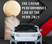 마세라티 MC20, 2021 중국 올해의 차 선정