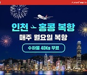 티웨이항공, 12월 '인천-홍콩' 재운항..수하물 총 40kg 제공