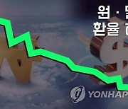 [외환] 원/달러 환율 3.8원 내린 1,108.9원(마감)