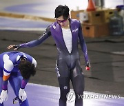 빙속 엄천호, 회장배 5,000m 우승..'복귀' 이승훈은 4위