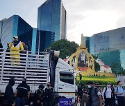 태국 시위 지도부에 3년만에 왕실모독죄 적용..갈등 고조(종합)