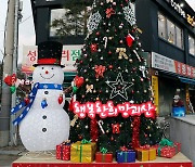 "괴산군민 행복·안녕기원"..성탄트리 점등
