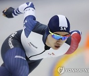 스피드스케이팅 김민석, 회장배 1,500m 우승..이승훈은 7위