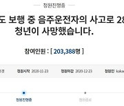 "음주운전 처벌 강화" 청원 또 20만 돌파..靑 답변해야