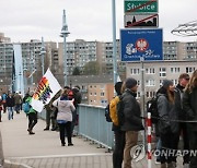 POLAND GERMANY ANTI CORONAVIRUS RESTRICTION PROTEST