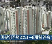 10월 미분양주택 4%↓..6개월 연속 '감소'