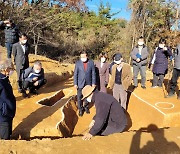 통영 팔천곡 고분군서 다곽식 가야고분 발굴