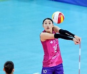 [ST포토]  김연경, '안정적인 리시브'