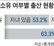 집 없으면 아이도 덜 낳더라, 부부 출산율 10%p 하락