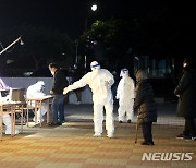 워크스루 설치된 제주 한 교회