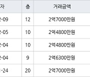 수원 영통동 영통신나무실주공5단지 49㎡ 2억4800만원에 거래