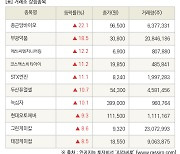 [fnRASSI]장마감, 거래소 상승 종목(종근당바이오 22.1% ↑)