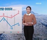 [날씨] 한파 계속..호남 서해안·제주 오늘 밤까지 눈