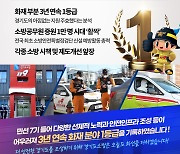 경기도소방, 정부평가서 화재부문 1등급 받아.. 3년 연속 1등급