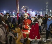 Virus Outbreak Hong Kong Christmas