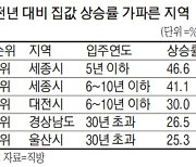 '역시 공무원' 세종 새 아파트값 46% 급등..'압도적 1위'