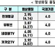 유튜브 모바일 화질 '꼴찌'..네이버·카카오TV보다 못해